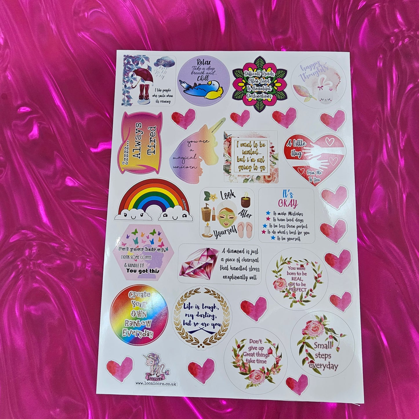 Mixed Design - Sticker Sheet