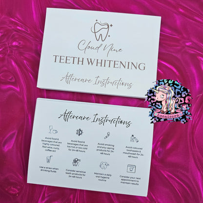 Warning/Care /Thank You Cards