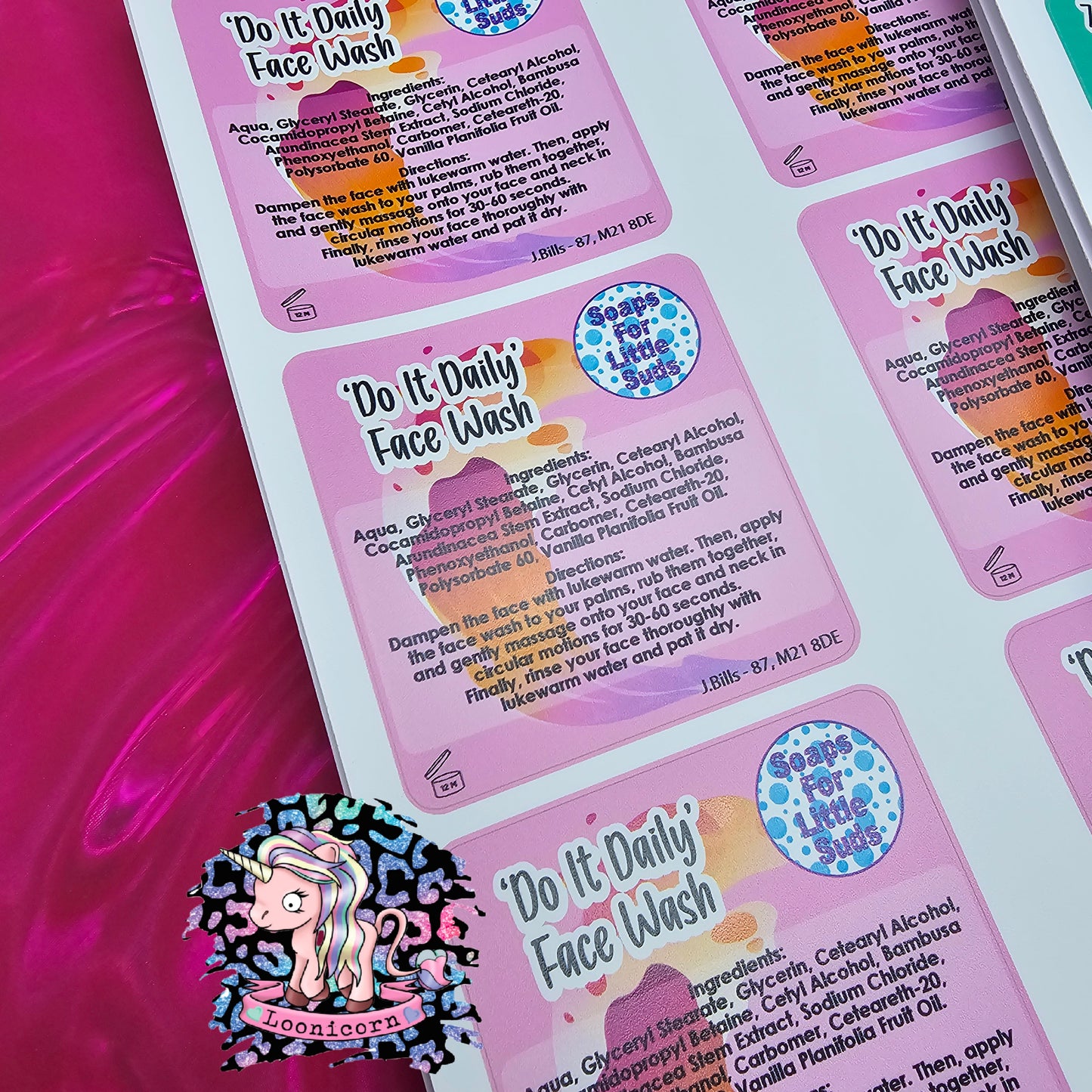 Vinyl Sticker Sheets