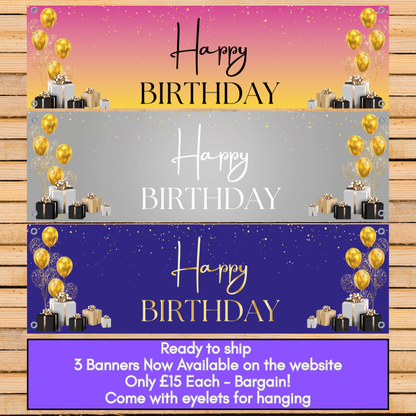 READY MADE TO SHIP - BANNERS