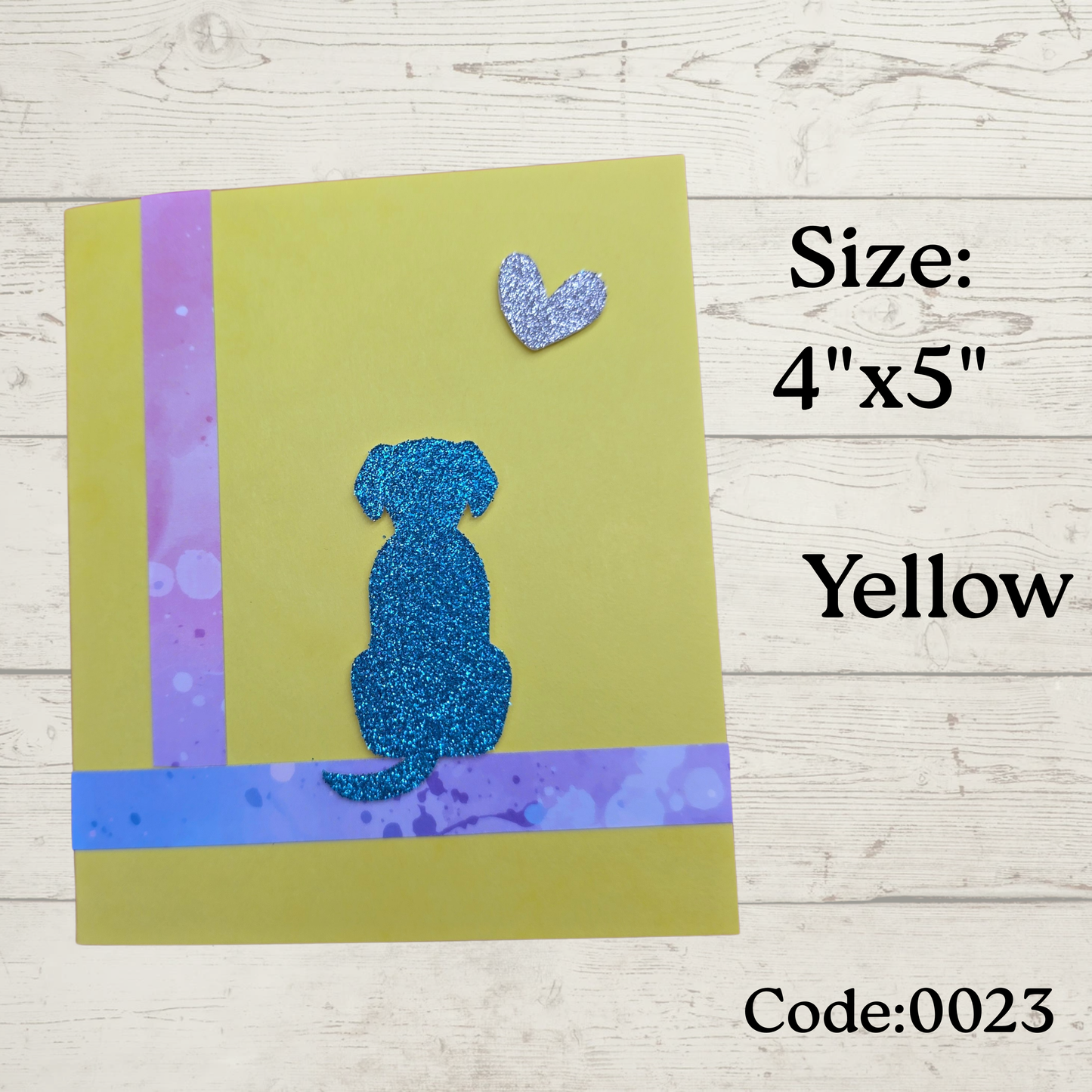 Handmade Greetings Card - 4x5" - #0023 - Blank