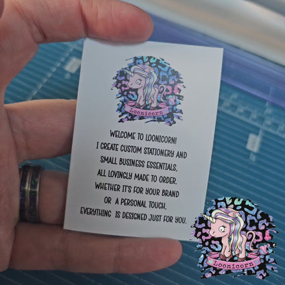 Folded Cards/Tags